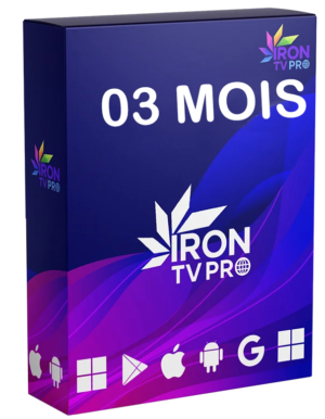 Abonnement Iron TV Pro - 3 Mois (Pack Sérénité)
